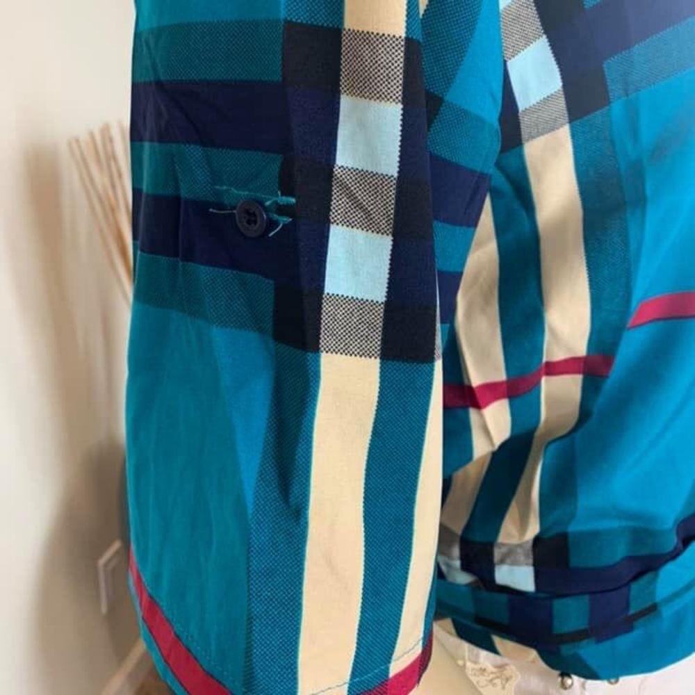 Blue Button blouse - Picture 6 of 15